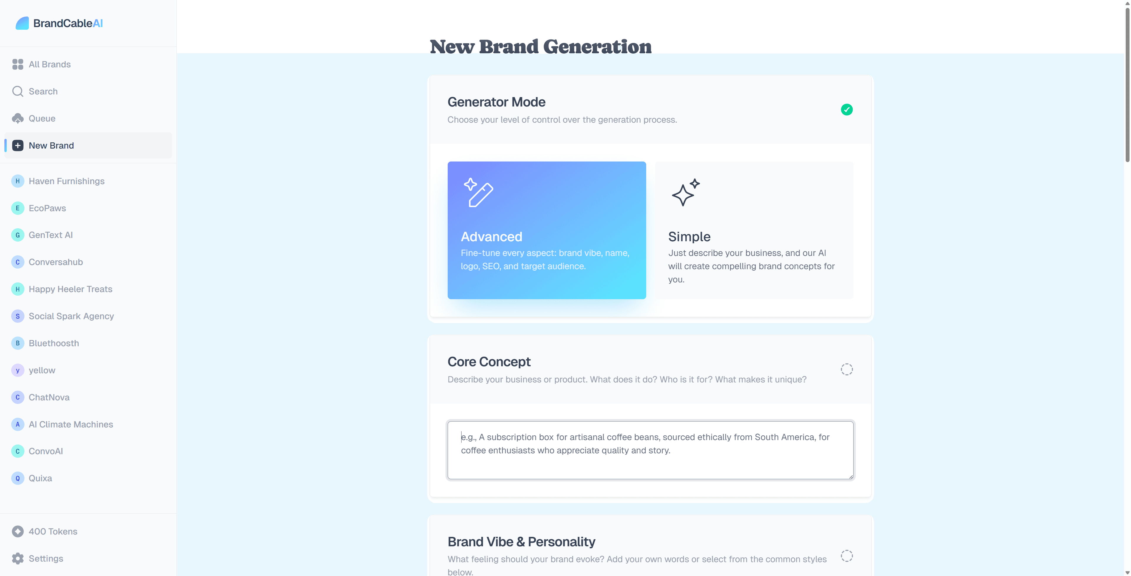 BrandCable screenshot 2